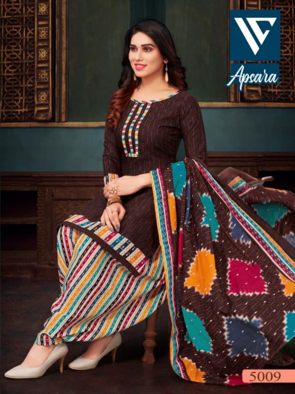 Vandana Apsara Vol 5 Cotton Designer Patiyala Dress Material